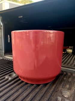 Mid Century Gainey Style Ceramic Planter Pot