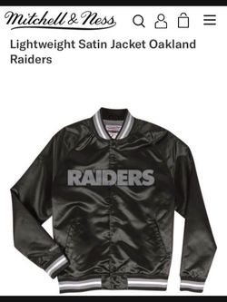 Raiders Lightweight Satin Jacket 