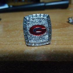 2017 Size 12 Georgia Bulldog Championship Ring Smart