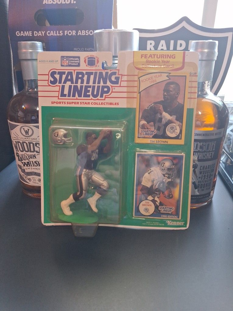 1990 Hasbro Starting Lineup Tim Brown