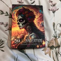 Mexican Libertad Silver Coin Dia De Los Muertos 