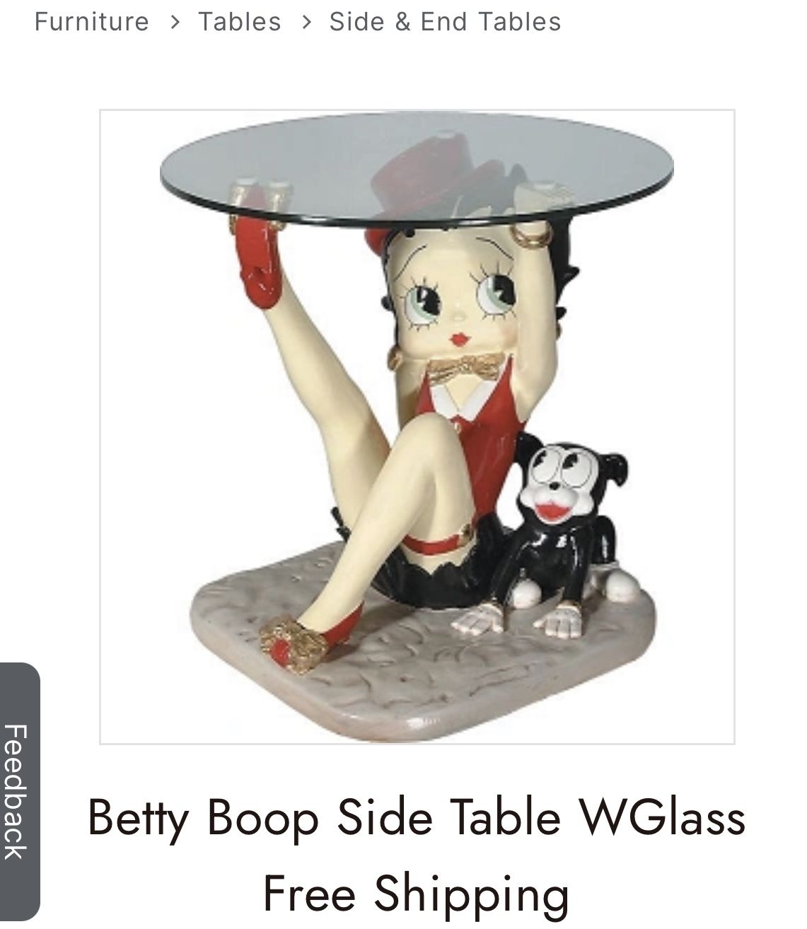 Betty Boop Coffee Table