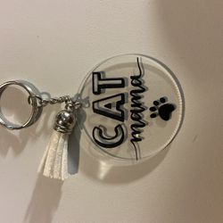 Cat Mama Keychain