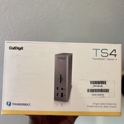 Brand New CalDigit TS4 Thunderbolt 4 Dock – 18 Ports, 98W Charging