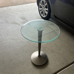 Glass Side Table