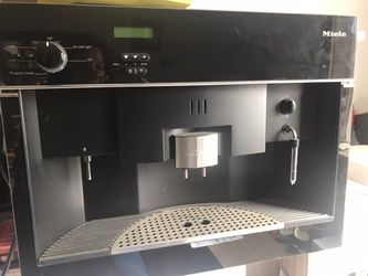 Miele in cabinet expresso/coffee maker