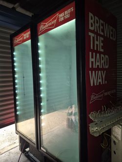 Reach in fridge 2 door