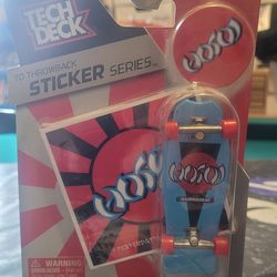 Tech Deck HOSOI skateboard fingerboard Throwback Sticker Series 9/9