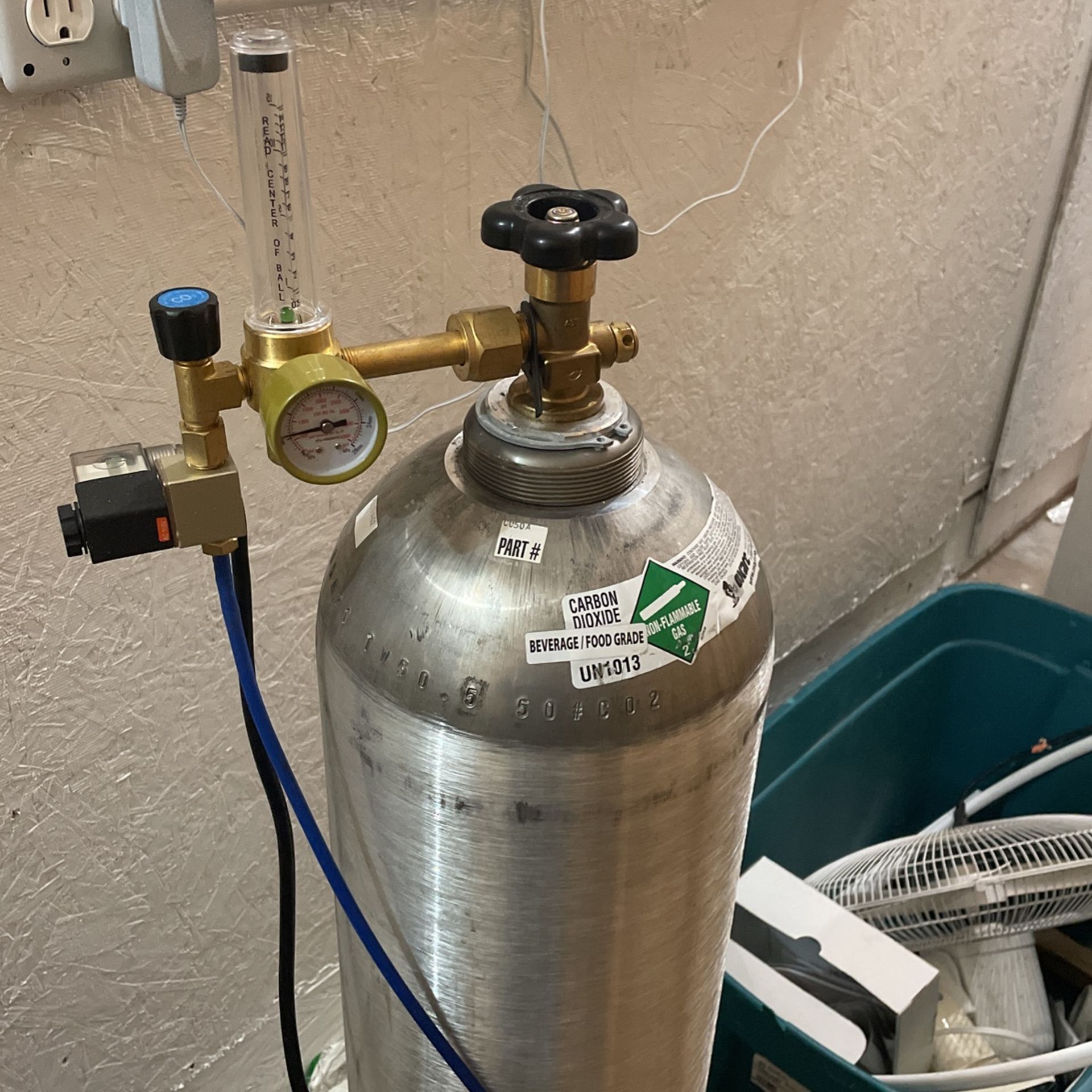 50# Aluminum C02 Tank