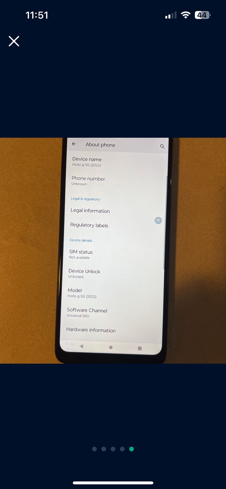 Motorla 5G Phone  Unlocked 