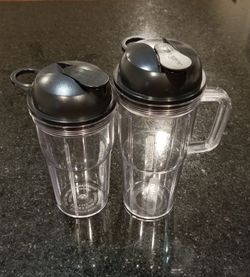Nutribullet Cups w/lids