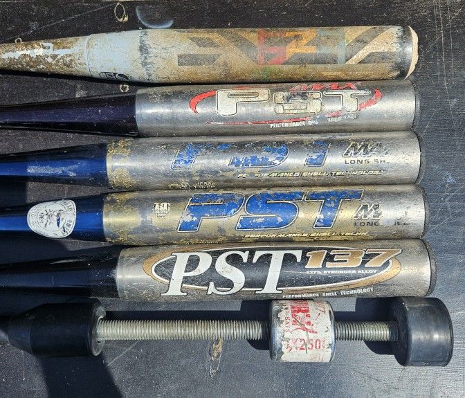 Metal Aluminum Slowpitch Softball Bats And Warm Up Bat Demarini Steel Worth PST