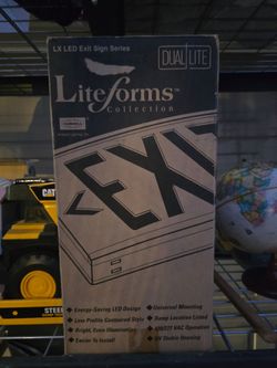 Exit sign