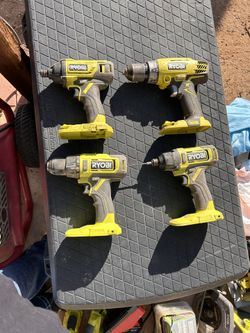 4 Ryobi One Drills And Drivers