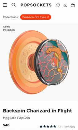Pokemon Charizard MagSafe Popsockets
