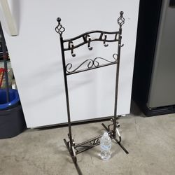 Stand Wrought Iron Heavy Hang Scarb, Wallets Etc.