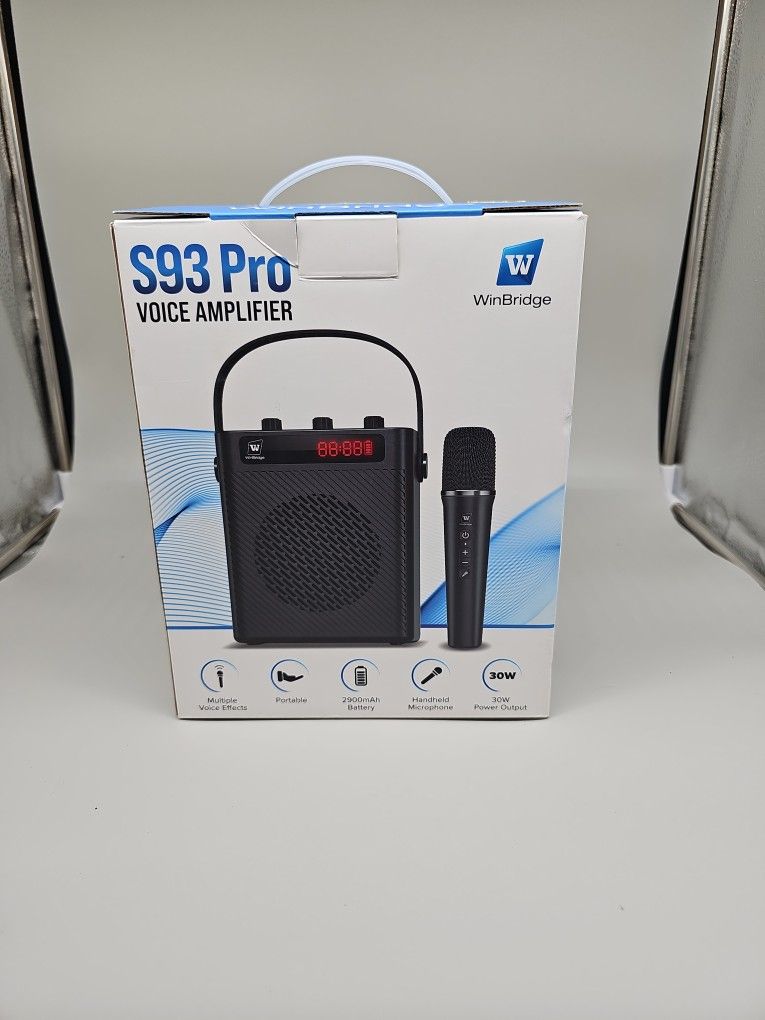 Bluetooth Voice Amplifier with Handheld Mic, for Teachers, Speech,Outdoor-S93Pro