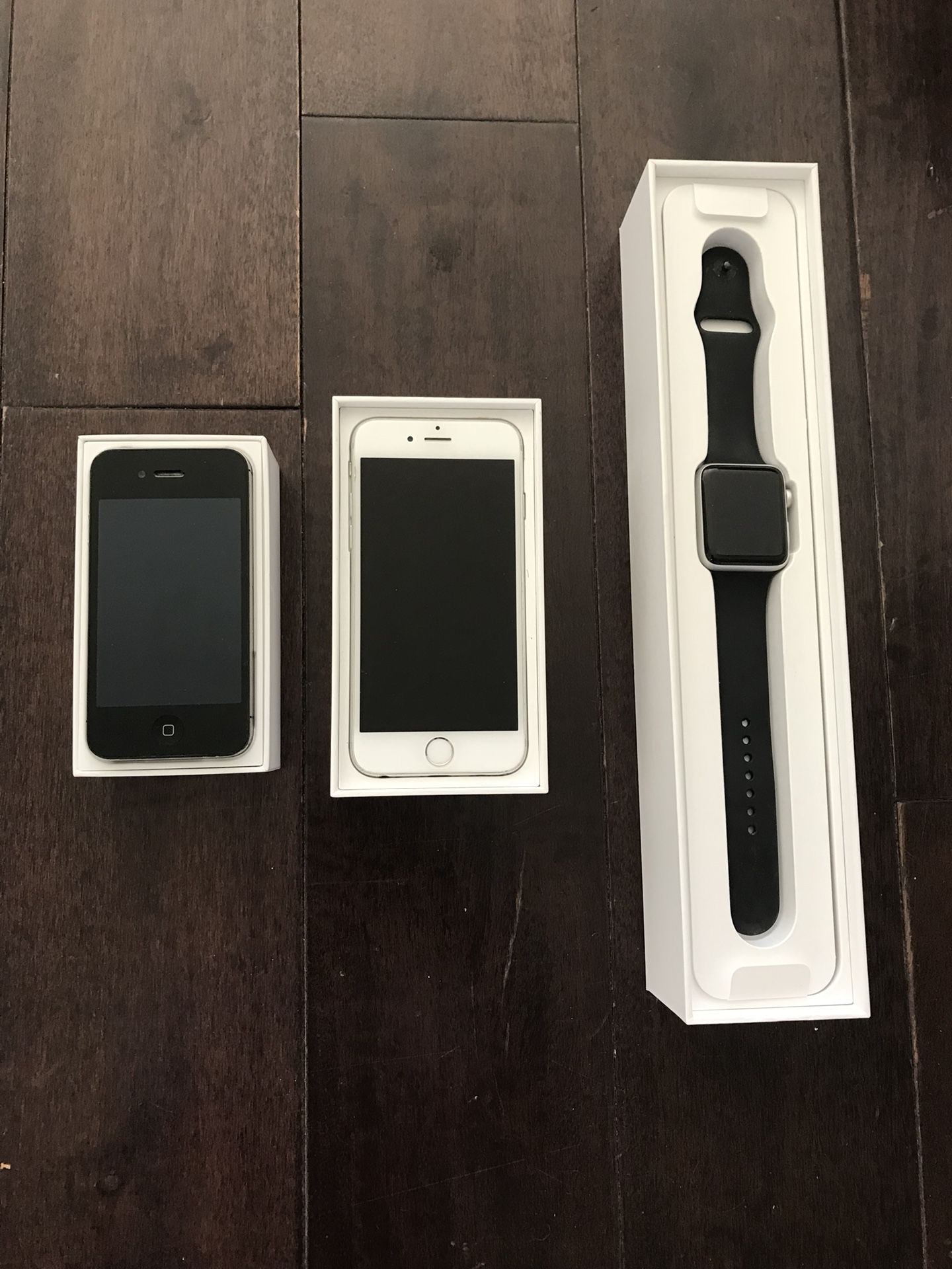 Apple Watch (Series 2), IPhone 6 & 4s - ITEMS SOLD SEPARATELY