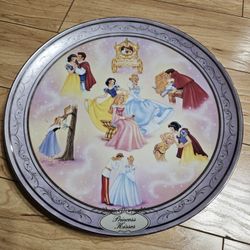 Bradford Exchange Princess Kisses 2nd Issue in the Once Upon A Dream Disney Collection - Plate #A0736 with Certificate / **MINOR Scuffs