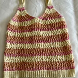 Girls Crochet Tank Top 