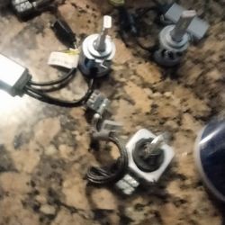 LED Blue  HeadLights   Nd High Beam Lights 