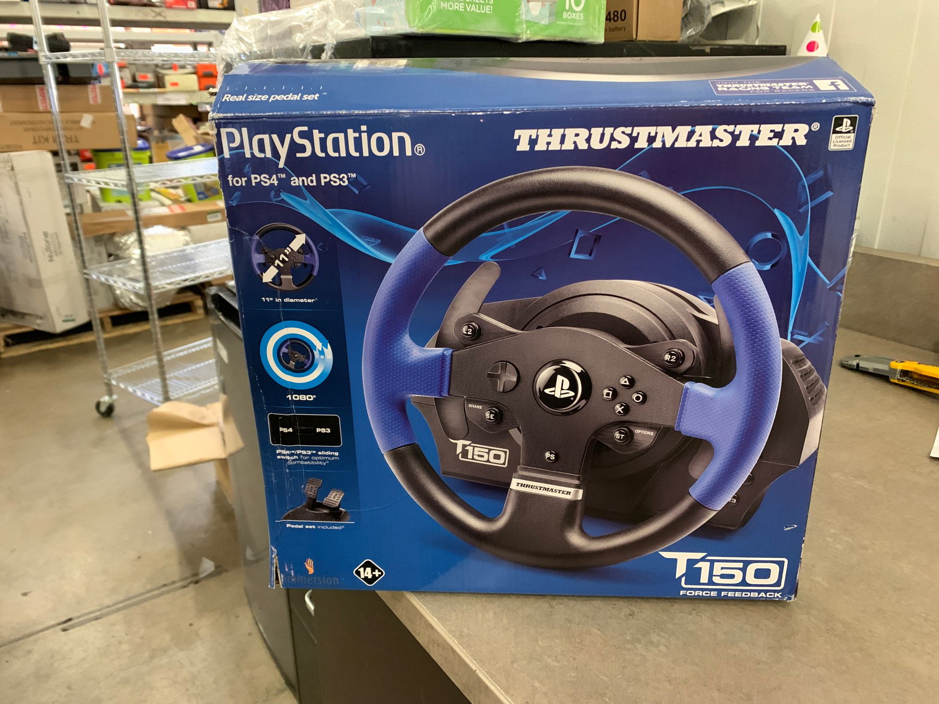 Play station wheel T150
