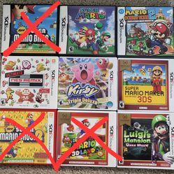 Nintendo DS and 3DS Games