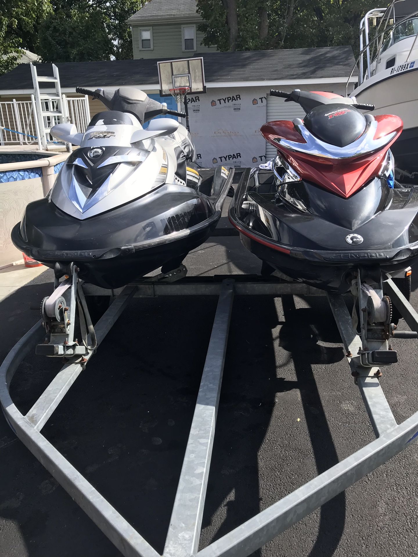 Two jet ski s for sale 2006 and 2008 3 seats supersharga