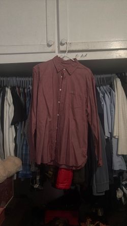Lacoste long sleeve dress shirt 42