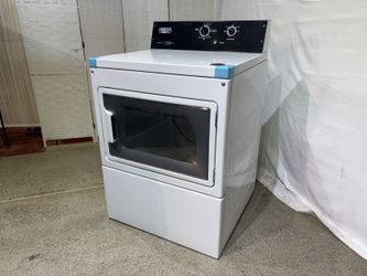 NEW! MAYTAG White Commercial Dryer Model # MEDP576KW1