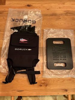 GORUCK weight vest with 20lb weight (new with tags)