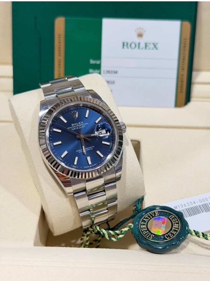 Rolex Datejust 36 126234 Blue Dial Oyster Bracelet