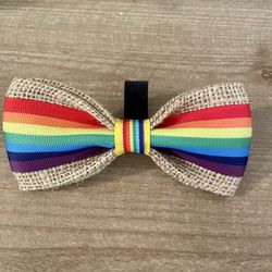 Rainbow Pet Bow Ties