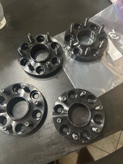 1-inch thick, hub-centric wheel spacer specifically designed for vehicles with a 6x4.5" (6x114.3mm) bolt pattern. It features a 66.1mm hub bore and us