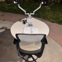 Human Scale Dual Arm Monitor Holder 