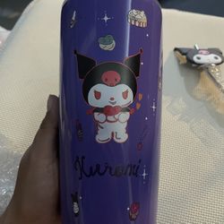 Kuromi Short Insulated Tumbler With Straw