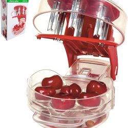 XINHUAYJ®Cherry Pitter Tool Pit Remover - Jujube Core Remover, Simple & Effortless Multifunctional Cherry DepitterOne Click The Pit is Out,Portable Ch