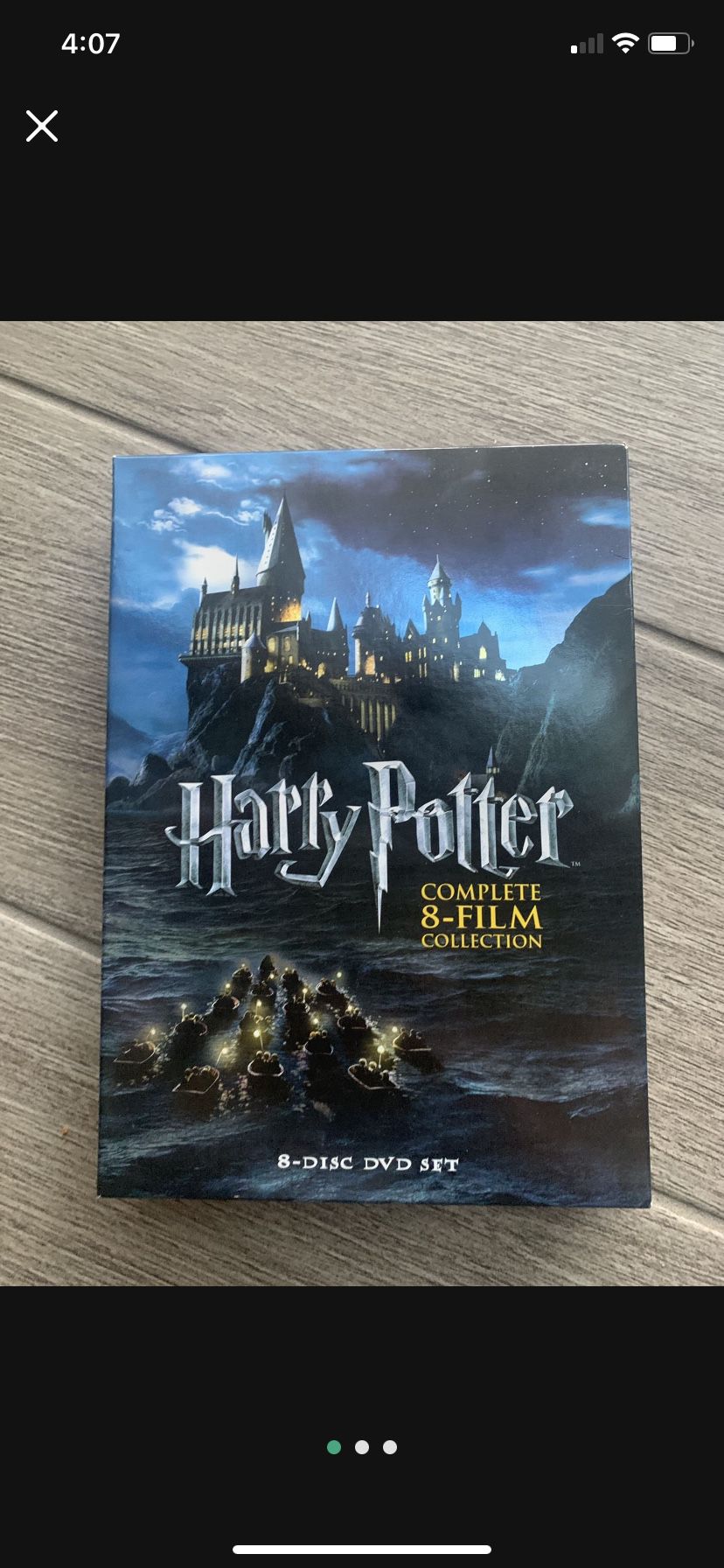 Harry Potter dvd film collection