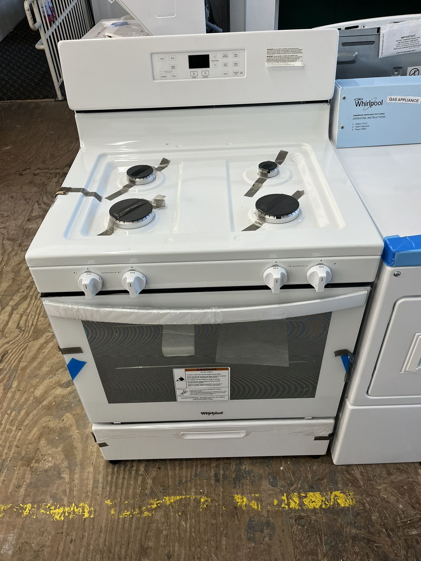 Whirlpool Gas Range White 30”