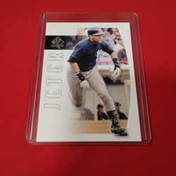 Rare Old Derek Jeter SP Authentic Baseball Card 2002 Upper Deck #39 - Perfect Condition 