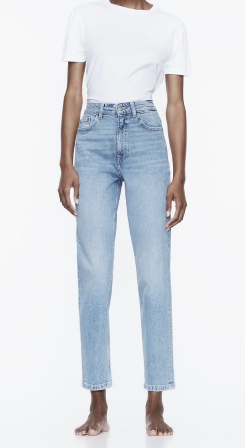 Zara High waist mom Jeans