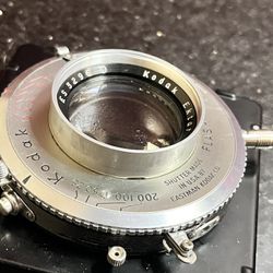 Kodak Flash Supermatic Camera Lens With Board