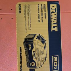 8.0 DEWALT BATTERY 