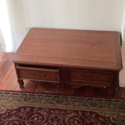 Ethan Allen Coffee Table And Side Table Both $375.00
