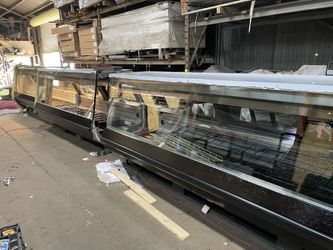 64’ Straight Glass Service Meat Cases Hill/phx