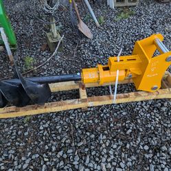 Mini Excavator Post Hole Digger
