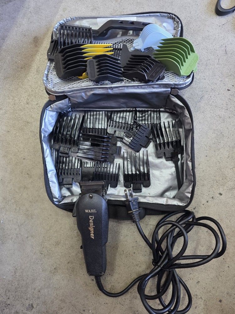 Wahl Designer Clipper Trimmer Set Guards Hair Cut Shaver