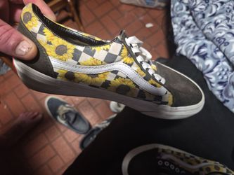Vans Old Skool Sunflower Checkerboard Sneakers