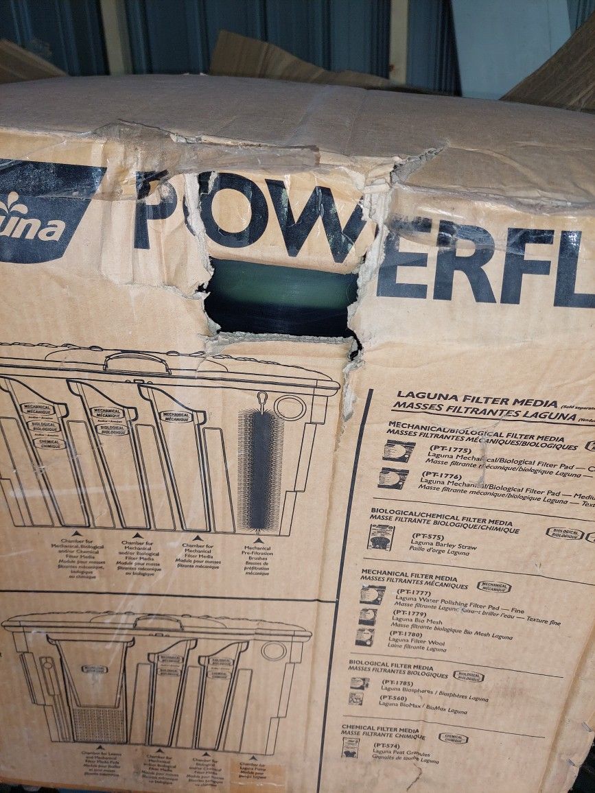 Triniamic 5500 Pond Filter And Laguna Power Flow Skimmer Filter