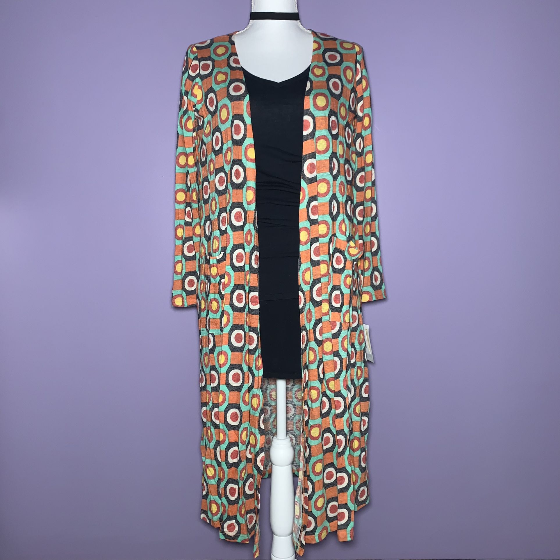NWT LuLaRoe Abstract Printed Duster Cardigan